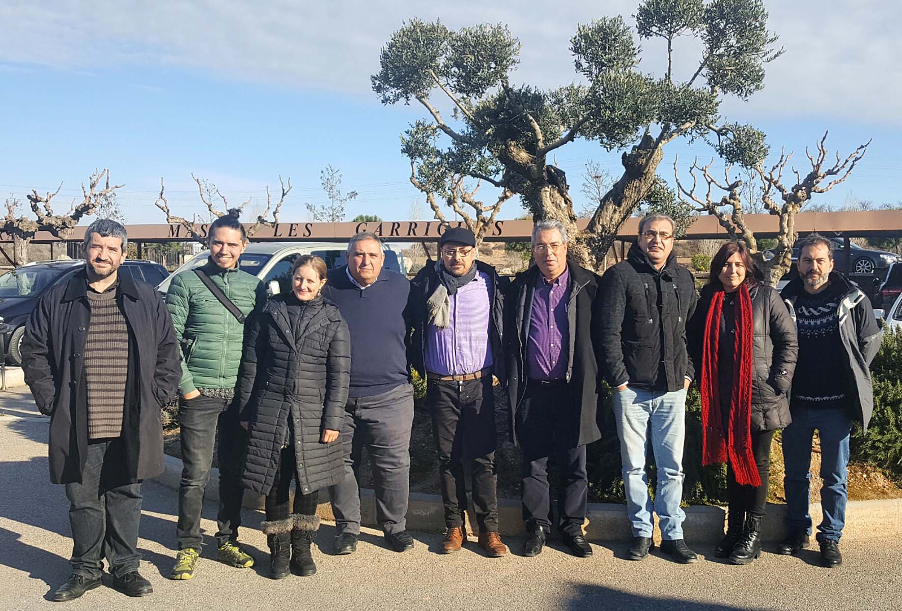 Gastronomic journalists in Les Garrigues