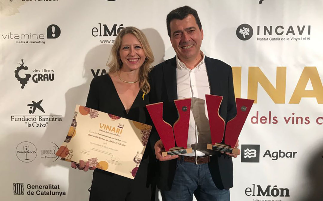 El leridano Cérvoles Blanc 2016, mejor vino de Cataluña en los Premios Vinari 2018